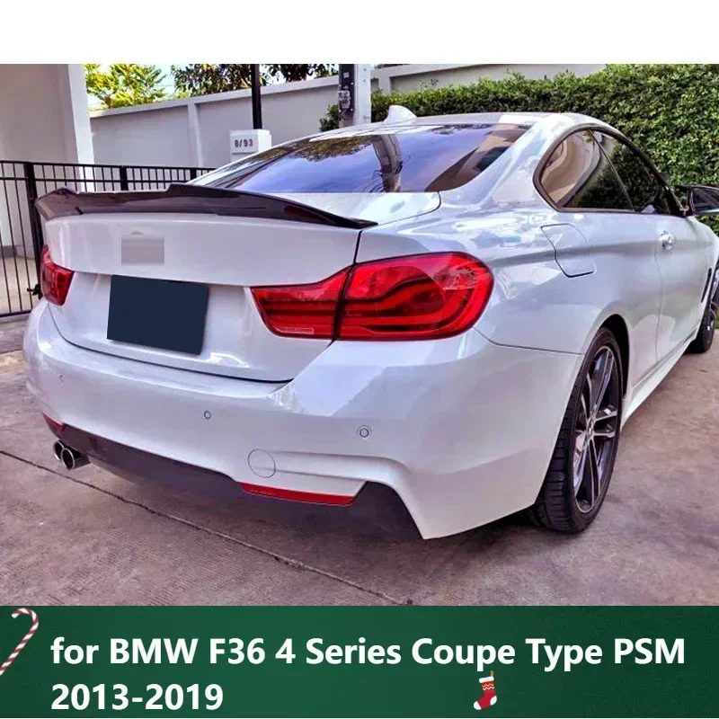 

New! Black F32 Spoiler for BMW F36 4 Series Coupe Type PSM 2013-2019 Rear Ducktail Wing Trunk ABS Accessories