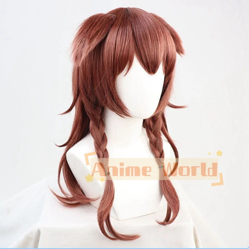 Hololive Virtual YouTuber Inugami Korone Brown Cosplay Wig Halloween Christmas Woman Men Adult Wig