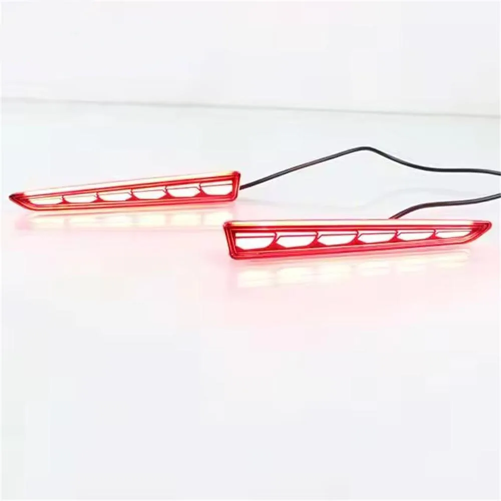 DRL Rear Bumper Reflector For Toyota Raize/Tundra/Tanto-Custom LED Tail Lamp Reflector Light Stop Lamp Rear Brake