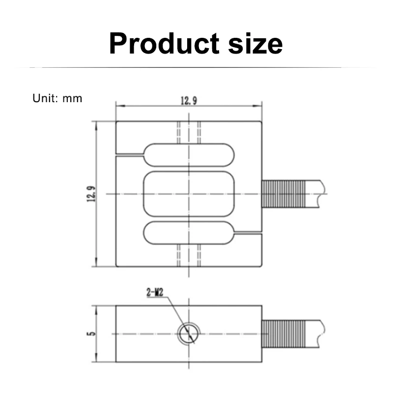 TAS4 Mini Stype Small Size Weighing Compression Industrial Robot Automation Tester Tension Load Cell 5Kg-200Kg Pull Force Sensor