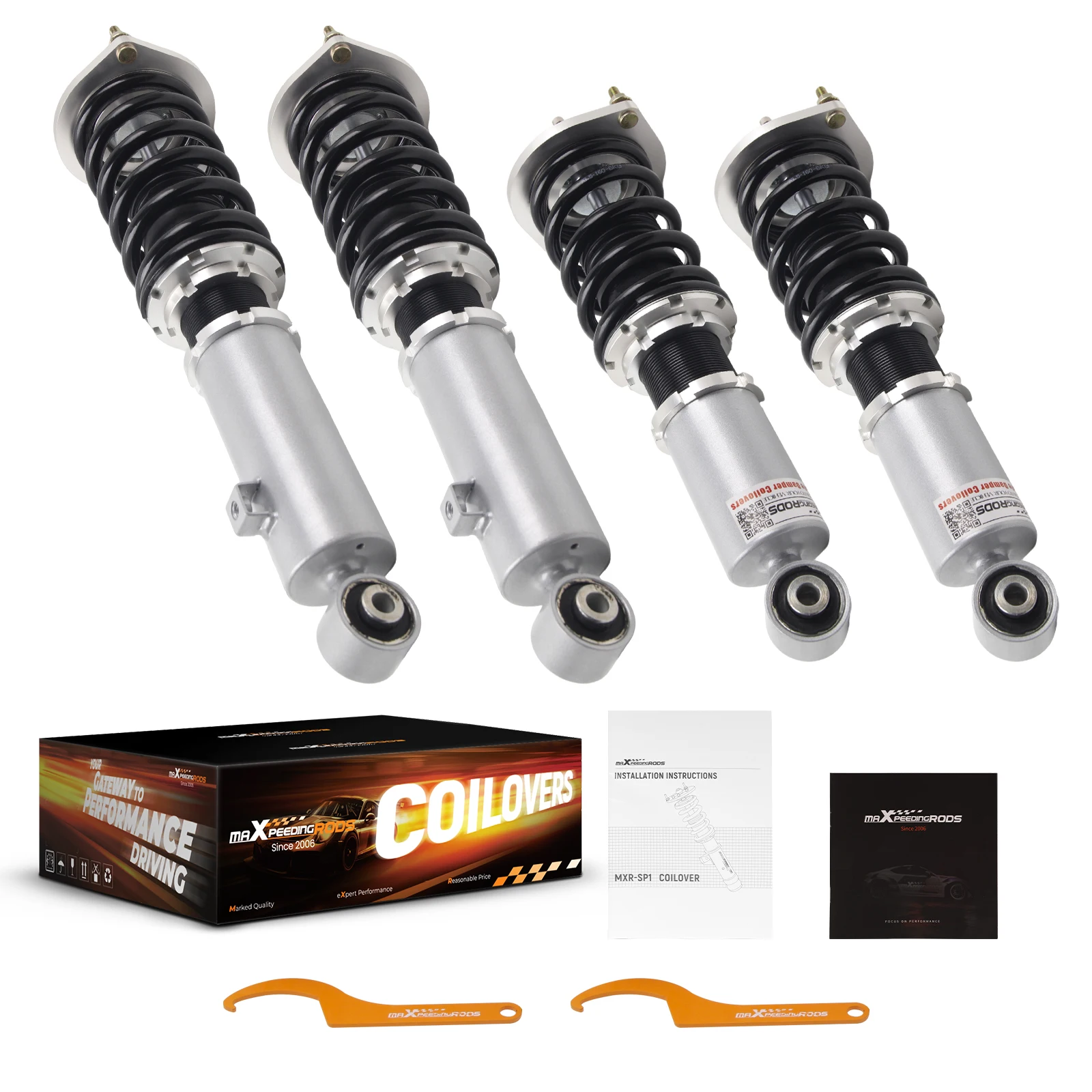 

MaXpeedingrods 24, регулируемый амортизатор койловера, подвеска для Mazda MX5 MK1 Miata 1990-2005 гг.