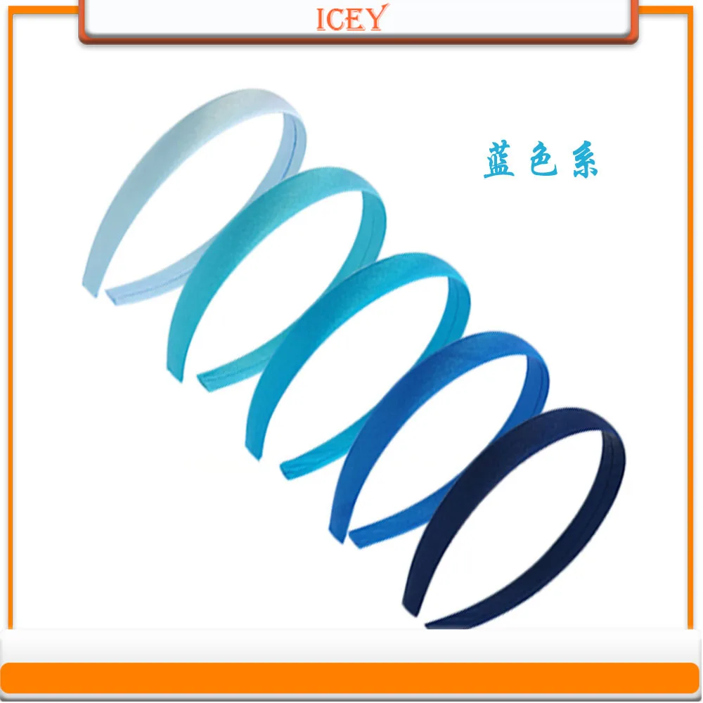 Icey Beauty 1pc 15mm Shiny Hair Band Color Ding Set Fabric Headband New Fabric Headband DIY Accessories