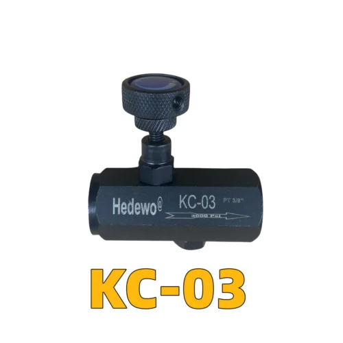KC-03 3/8 Hydraulic Tube Type One-way Throttle Valve CIT-04 CIT-06 Flow Control Valve KC-04 3/8 02 04 06 CIT-02 CIT-03 view 6