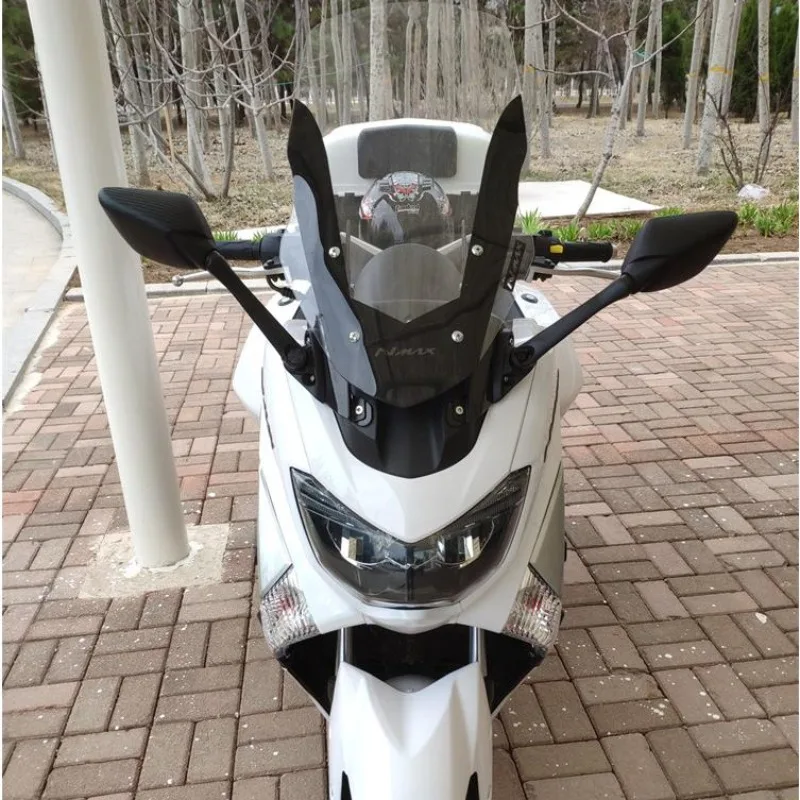 Pare-brise de moto pour YAMAHA NMAX 155 N-MAX125 2015-2019 déflecteur de levage de pare-brise Transparent