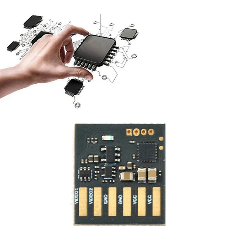 Modul pengalih Video 2CH sakelar Multi sudut pandang kamera ganda ukuran kecil untuk Drone RC FPV