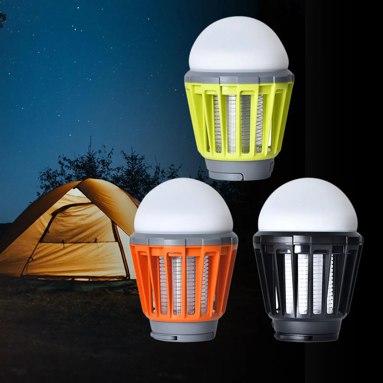 Imagem -03 - Usb Rechargeable Led Camping Lantern Brilho Ajustável Pendurado Tent Light para Caminhadas ao ar Livre Stall Canopy Tent