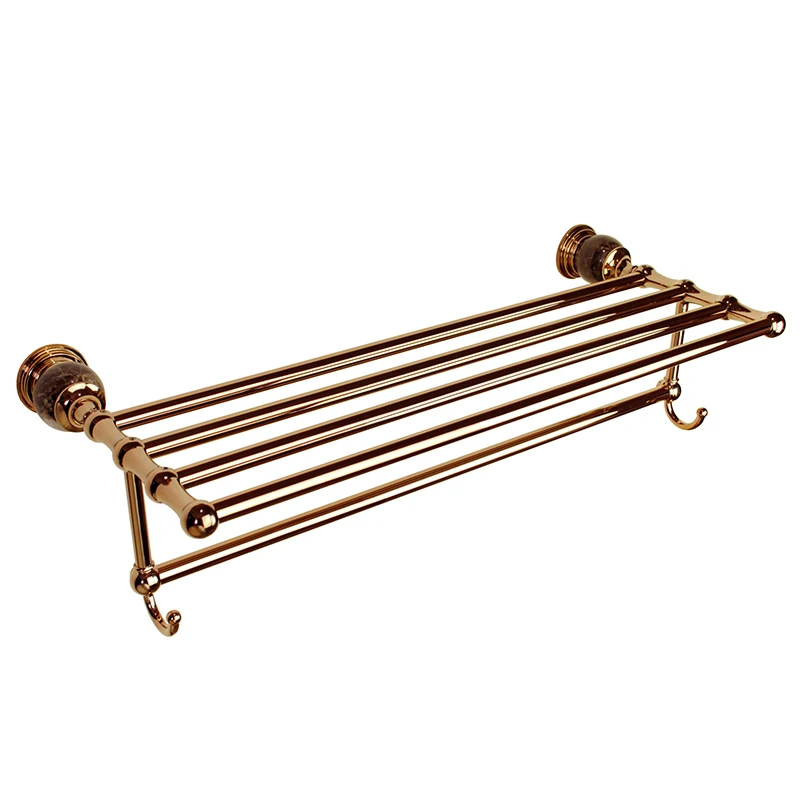 

Honey Room 3 Rose Gold Bath Towel Rack Copper Towel Rack Bathroom Storage Rack