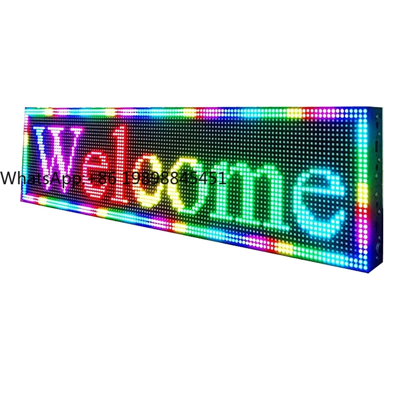 

P5 Programmable WIFI Control Full Color Digital Sign Advertising Panel 101x32cm Outdoor Board for Elevator Shopping Education