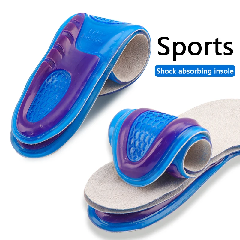 

Silicone Sport Insole for Running Shoes Orthopedic Arch Support Pads Pain Relieve Insert Foot Care Cushion for Men Women Sneaker