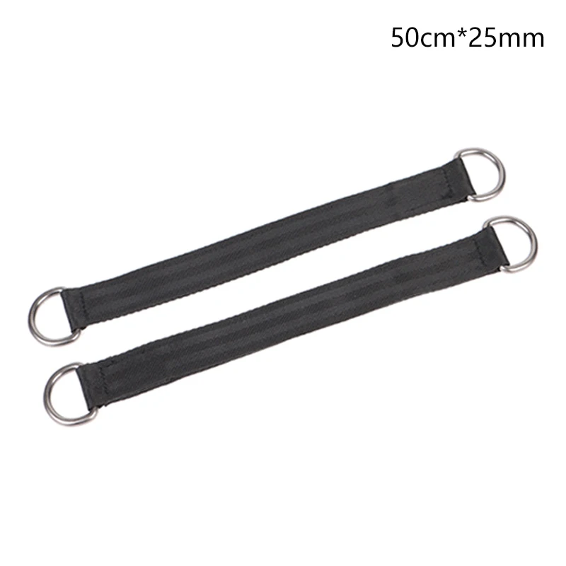 2pcs Tree Swing Straps Heavy Duty Hook Ring Hanging Belt Connecting Belt For Hammock Punching Bag Swing Horizontal Bar