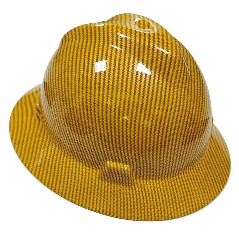 Imagem -05 - Capacete de Segurança de Design de Fibra de Carbono Chapéu de Construção Duro Alta Qualidade Equipamento de Proteção do Abs Tampão de Trabalho