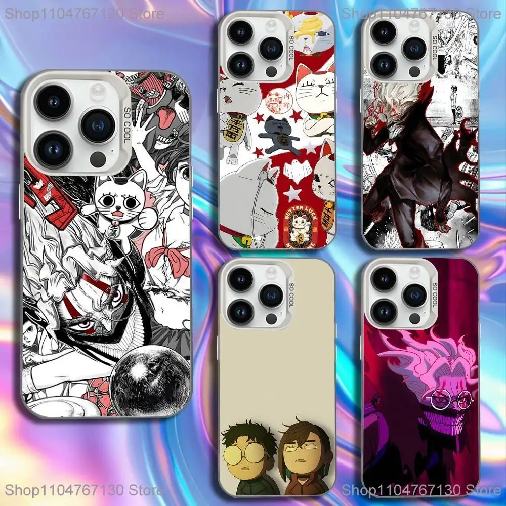 

Anime D-Dandadan Okarun Phone Case For iPhone 16,15,14,13,12,11,Mini,Pro,SE,MAX White Matte Shockproof Cover