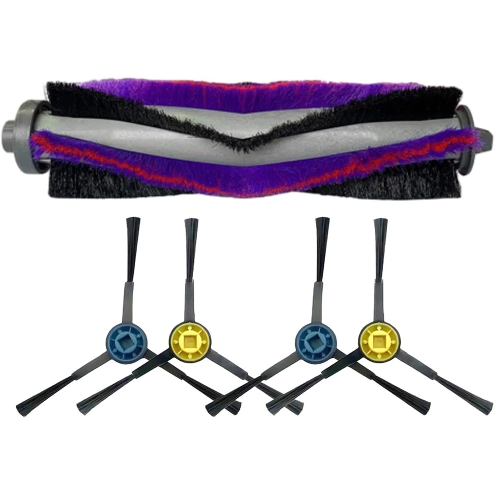 

Комплект из 2 предметов F-F для Midea M9, Eureka Nere10s E10S, Obode A8, набор запасных частей для основной и боковых щеток робота-пылесоса