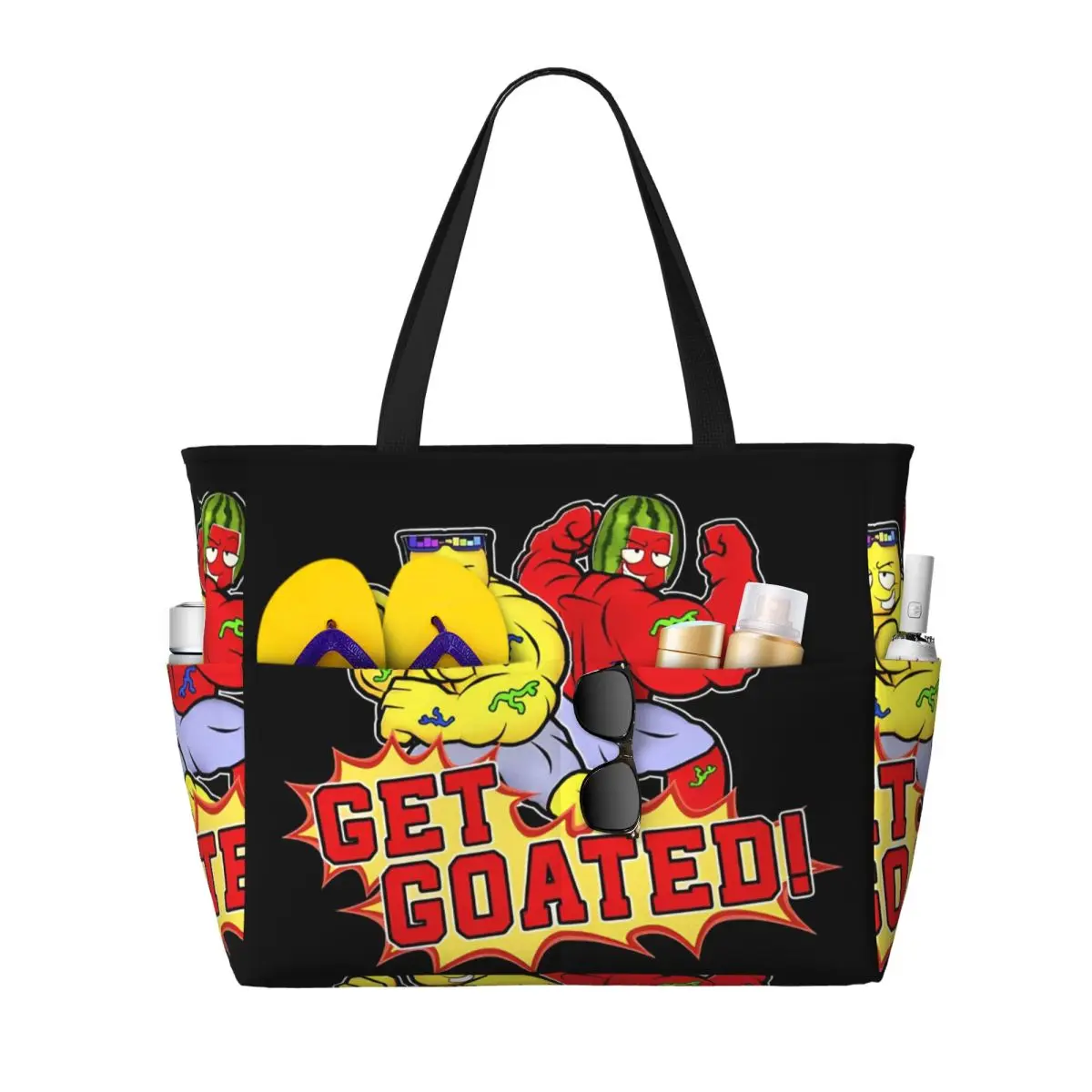 

Sunny And Melon Beach Tote Bag Sport Gym Yoga Duffle Large Tote Bag Women Travel Bag Fitness bag