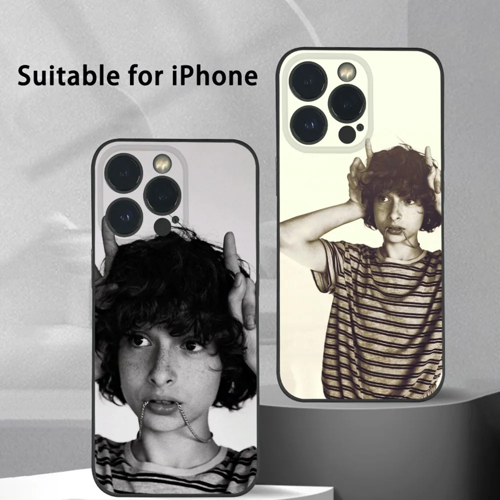 

F-Finn W-Wolfhard Actor Singer Phone Case For IPhone 16 15 14 13 12 11 Pro Max Plus Mini Frosted Soft Shell Funda