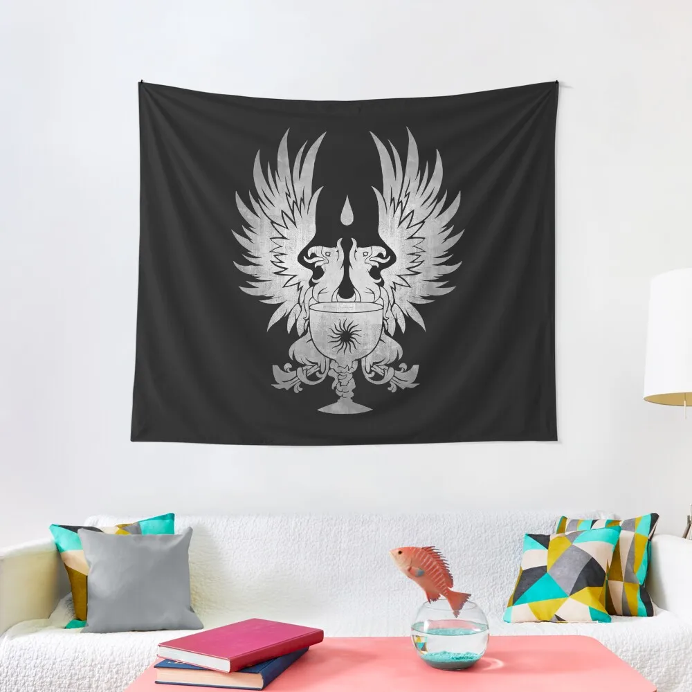 

Dragon Age: Grey Warden Silver Tapestry Room Aesthetic Decor Room Decorations Aesthetic Decoration For Home Tapestry