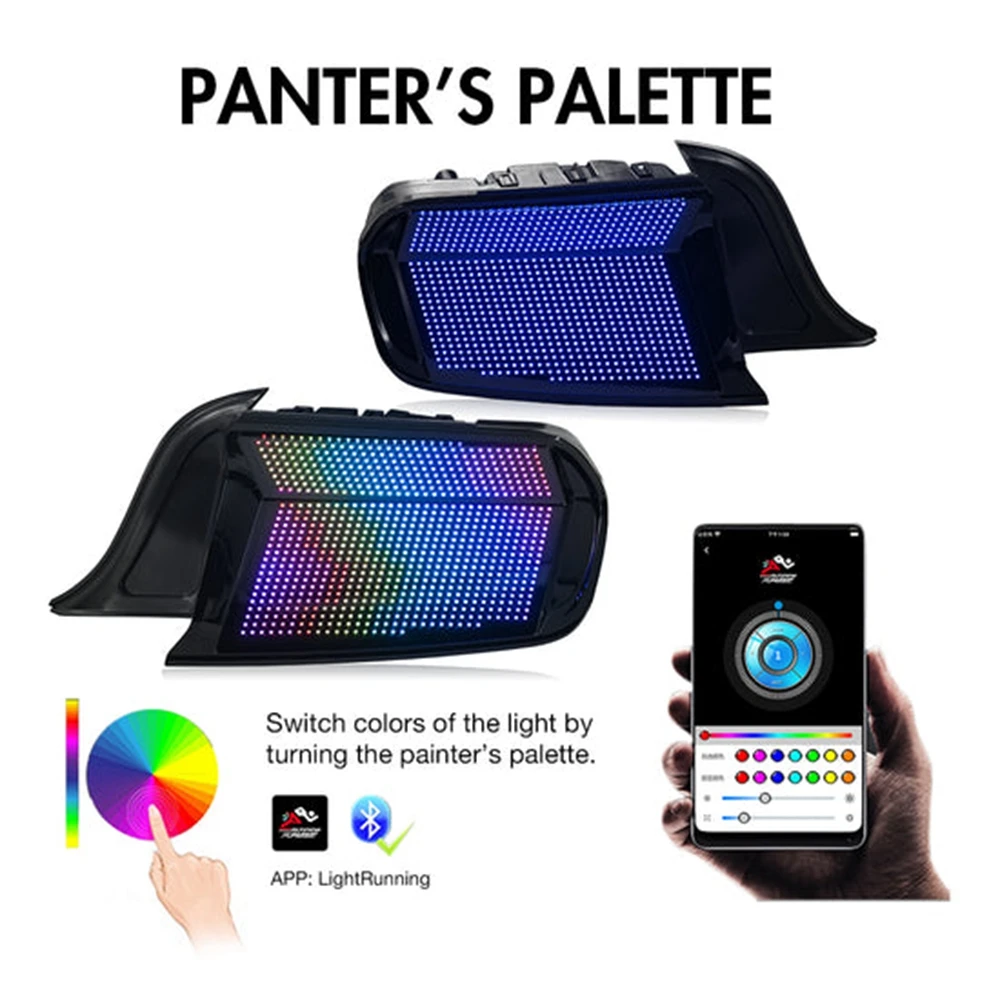 

Taillight For Ford Mustang RGB Taillight 2015-2023 LED Projetor Tail Lamp Daytime Running Light Automotive Accessories