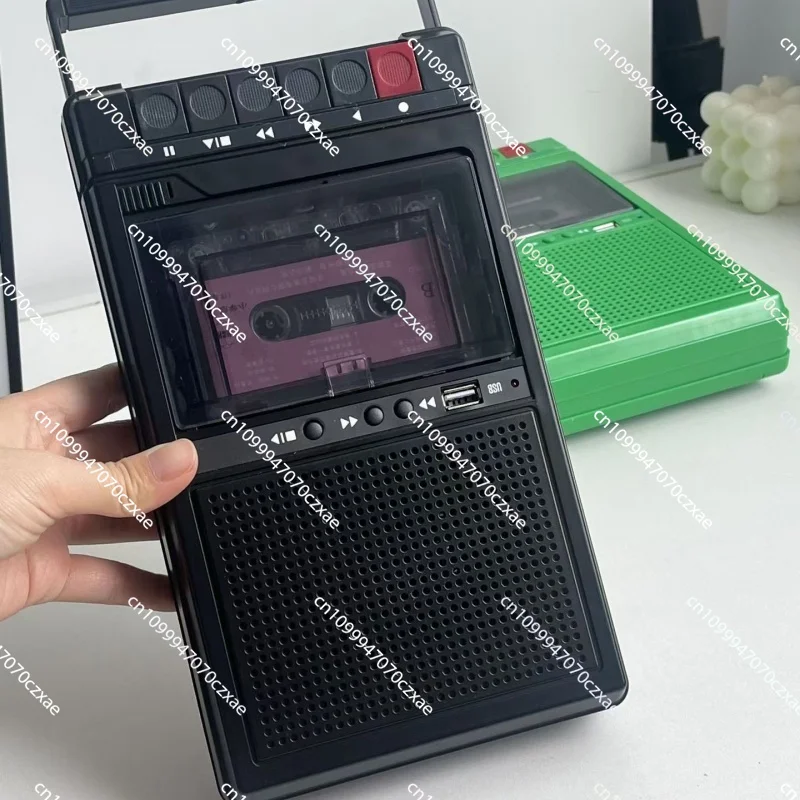

Portable Portable Walkman, Retro Style, Cassette Player, External Playback, Recording, Pluggable U Disk Tape Recorder