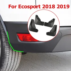 4PCS for Ford New Ecosport 2 MK2 2017 2018 2019 2020 +Mudguards Mudflaps Fender Guards Splash Flaps Accessories