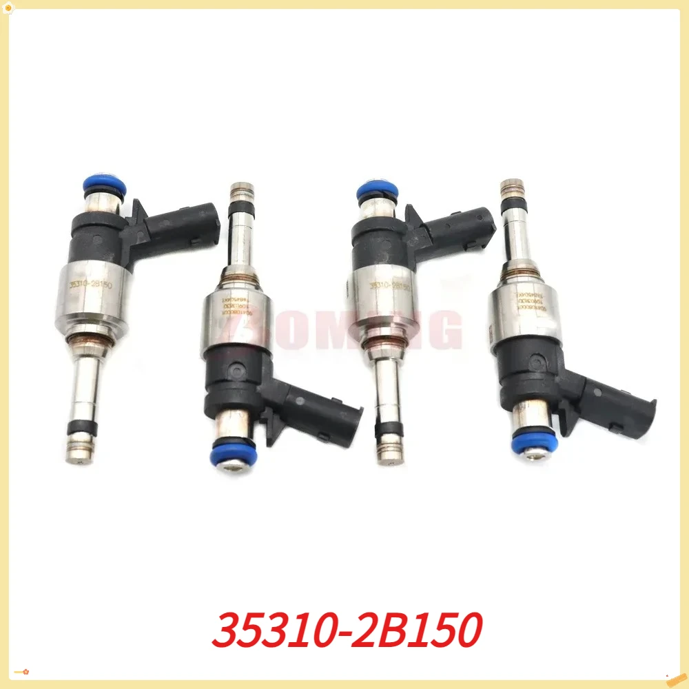 

35310-2B150 New Fuel Injectors Set of 4pcs For Kia Rio Soul Hyundai Accent 1.6L 2017 2018 2019 2020 353102B150 35310 2B150