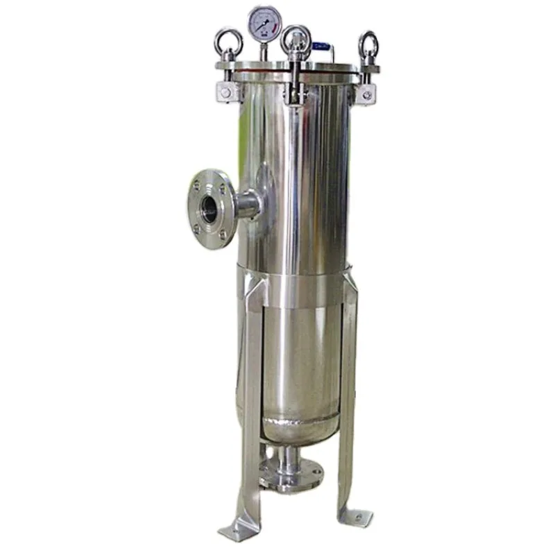 

The multi-bag filter housing is stainless steel, safe, reliable and durable