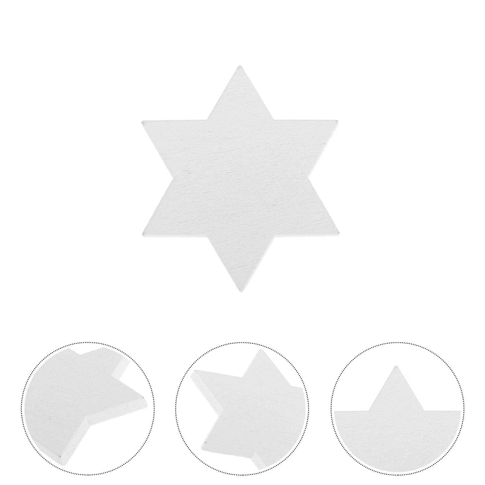 

50pcs Wooden Star Slices Unfinished Small Stars For Crafts Diy Wood Craft Material Natural Wood Pieces Christmas Wedding Party