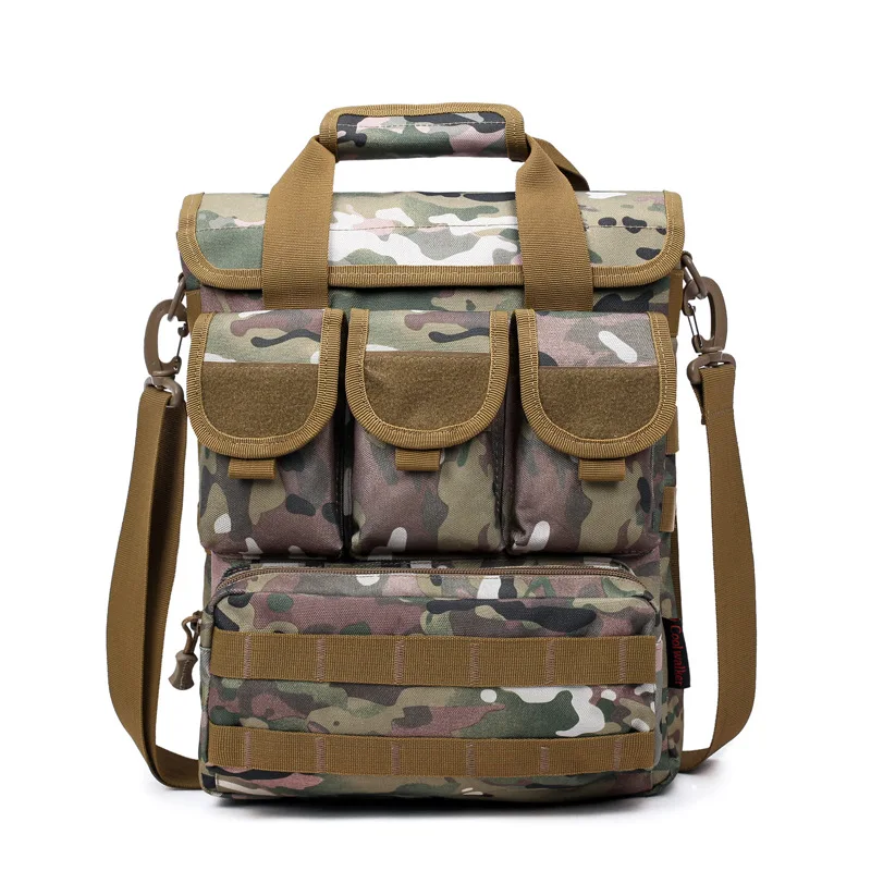 Imagem -03 - Aigo-bolsas de Ombro Molle Tático Impermeável para Homens Bolsa Único Camuflagem Masculina Bolsas para Caça