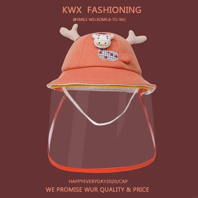 Full Face Shield Caps Full Protective Hat Cover Outdoor Fisherman Hat Kids P31B