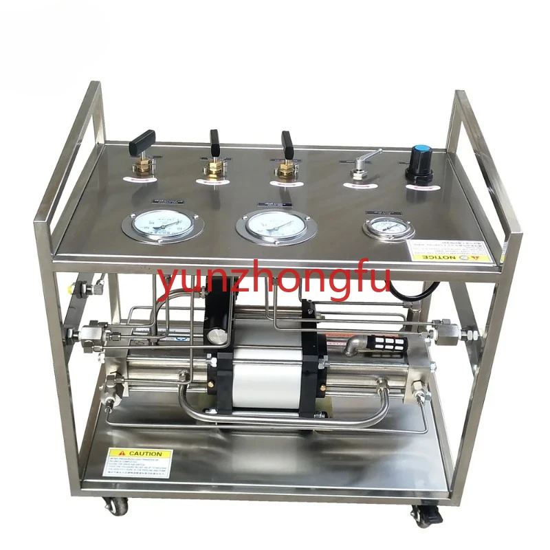 Pneumatic Gas Booster Pump System for Nitrogen Accumulator and gas spring Refilling