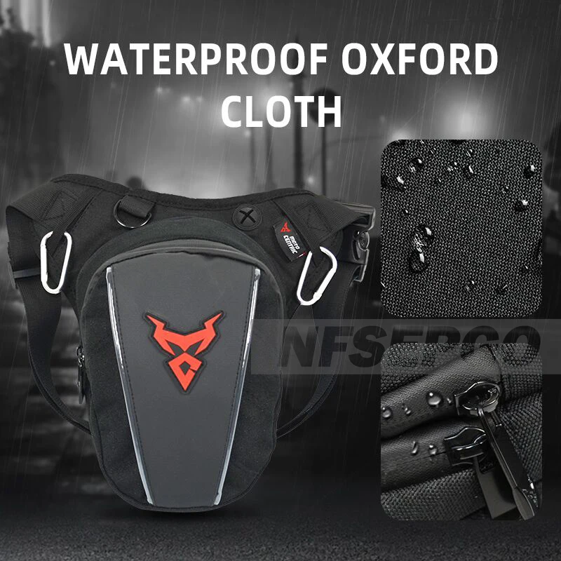 Motorcycle Leg Bag Waterproof Thigh Belt Hip Hum Messenger Waist Bag Travel Tour Riding Fanny Pack Men Women Tactical Travel Bag