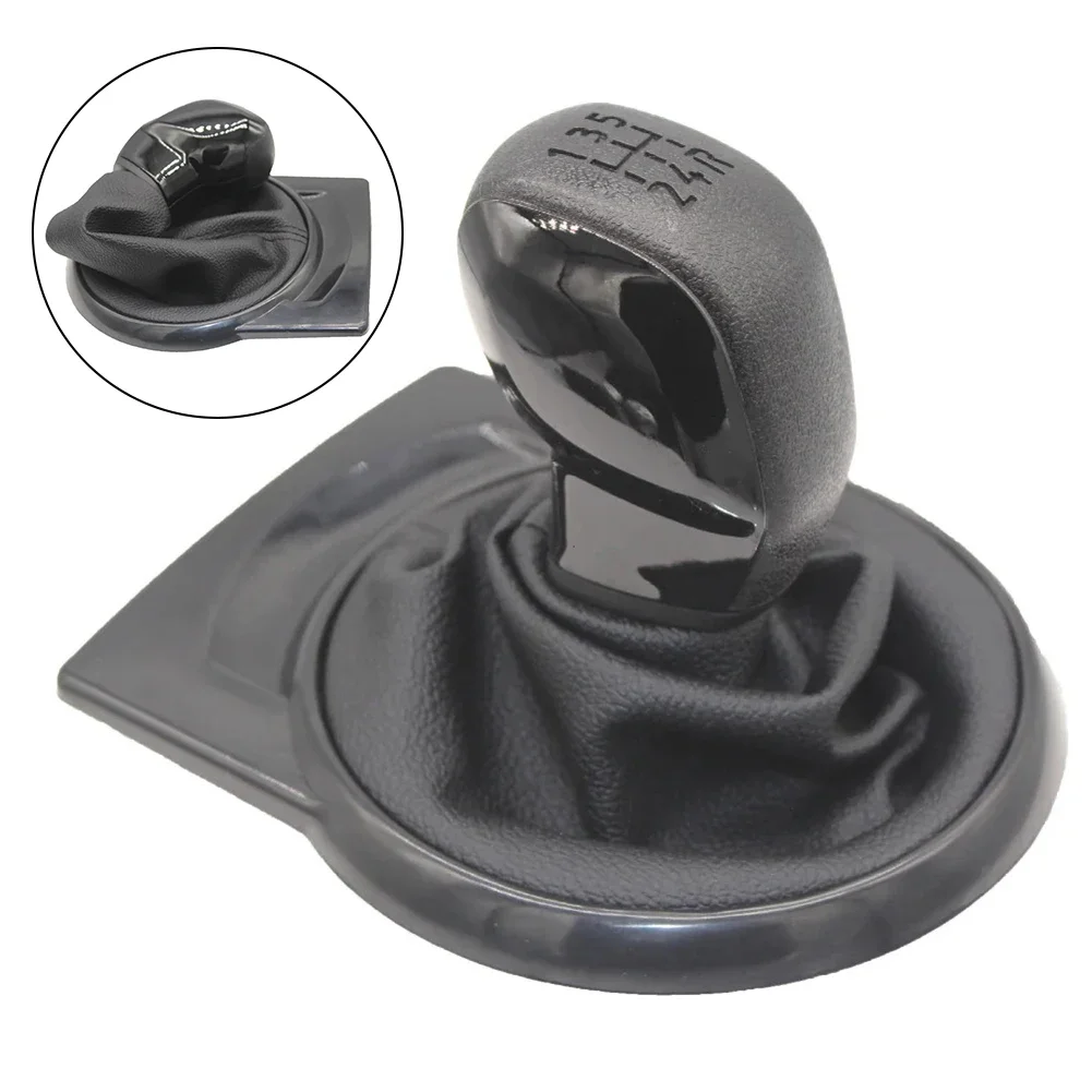 

5 Speed Gear Shift Knob With Dust Cover For C2 C3 For C4 MK1 2004-2008 BLack Shift Knob Replacement Car Interior Parts