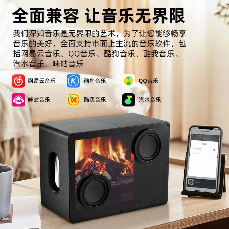 كلمات معلقة جديدة، صوت بلوتوث، ترجمة شفافة، كمبيوتر مكتبي، مضخم صوت، بطاقة مكبر صوت بلوتوث #3