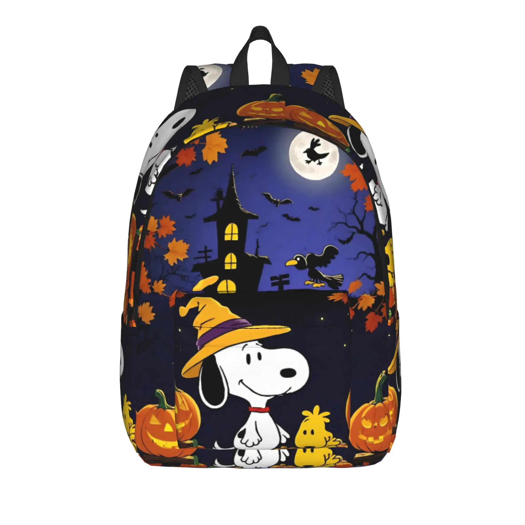 Snoopys Halloween Backpack for Men Women Fashion Student Business Daypack  Laptop Computer Canvas Bags Sports