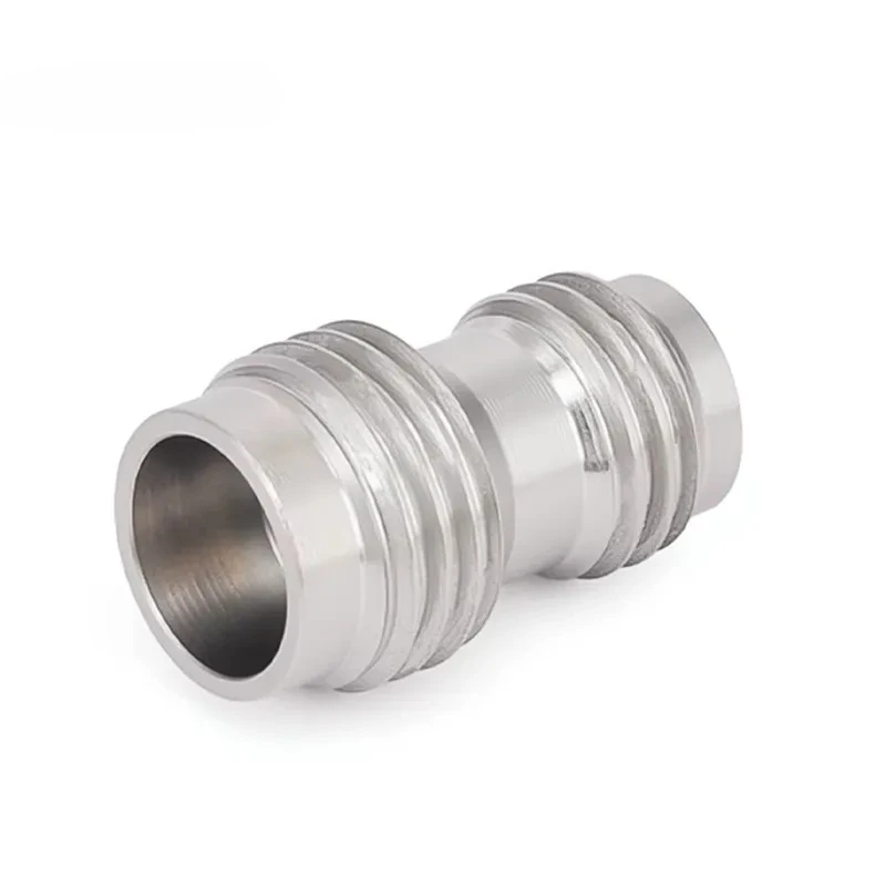1.85Mm female connector for glass bead type 50 ohm impedance stainless steel PCB, compatible with DC-65GHz, RoHS compliant