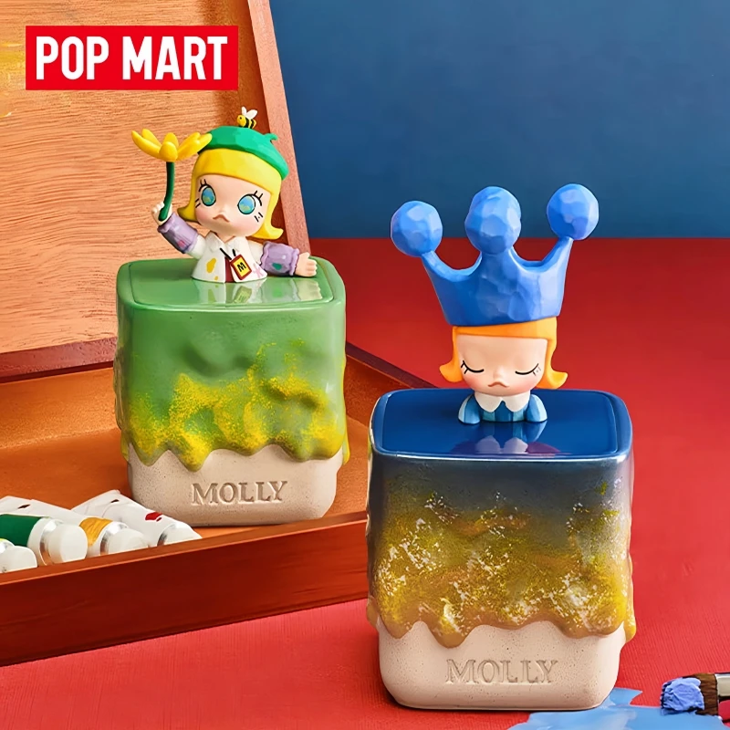 

Hot Selling Pop Mart Molly On The Way Scenery Series Scented Candle Blind Box Home Decor Desktop Ornament Collectible Gift