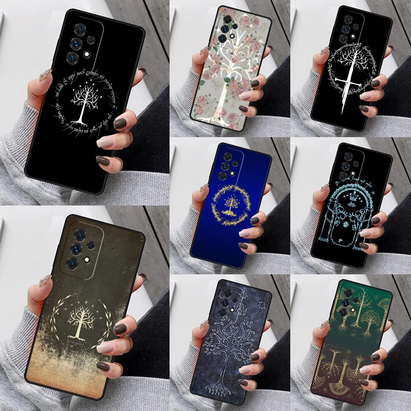 Tree Of Gondor Lotrs Phone Case For Samsung Galaxy S23 S21 S20 FE S24 S22 Ultra Note20 S10 S9 S8 Plus A40 A52 A12 A13 A53