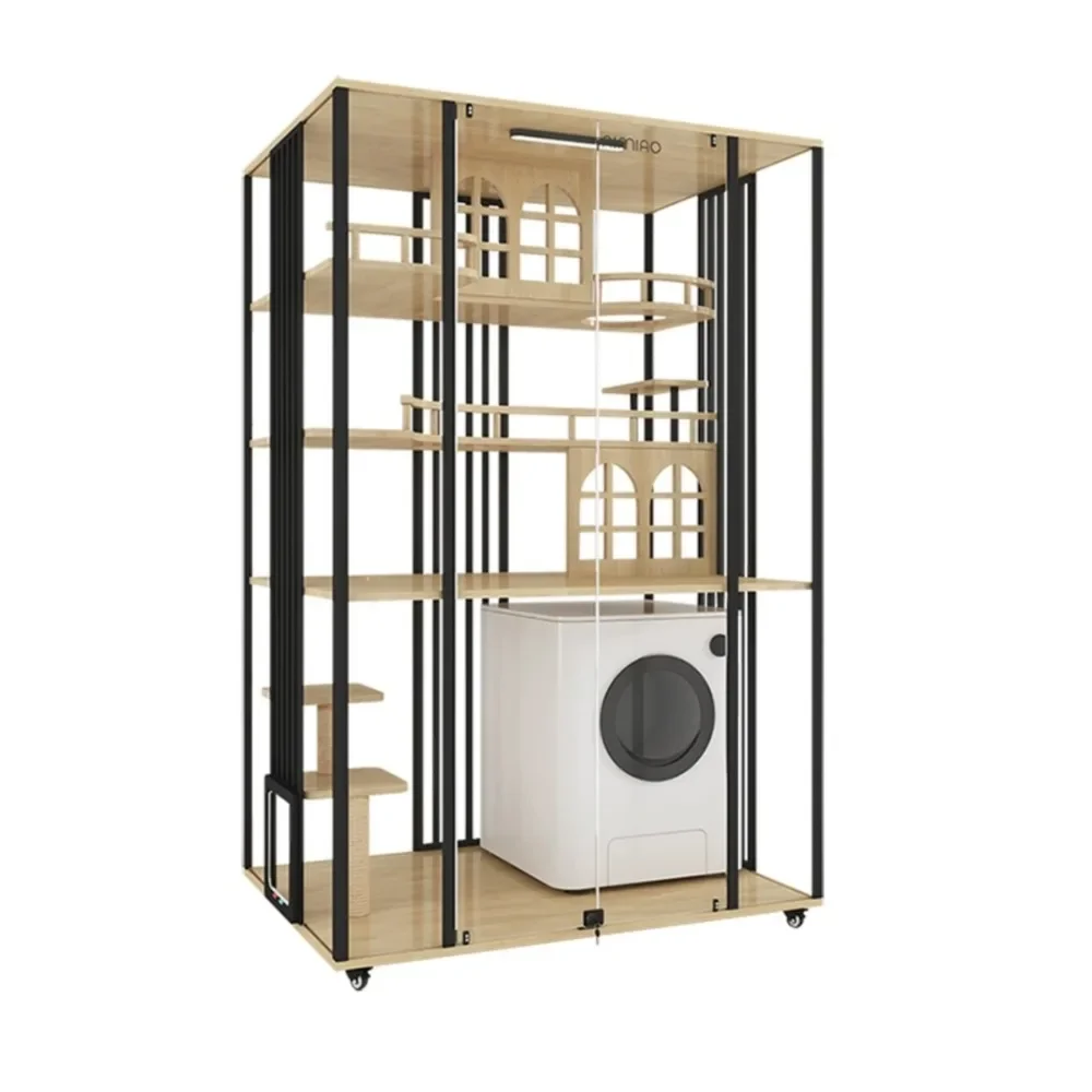 Panorama cat cage home luxury  villa oversized  house does not occupy an area mobile  cabinet can be customiz