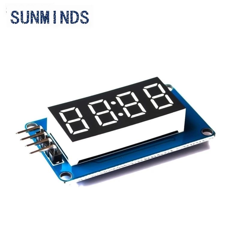 TM1637 LED Display Module For Arduino 7 Segment 4 Bits 0.36 Inch Clock RED Anode Digital Tube Four Serial Driver Board Pack