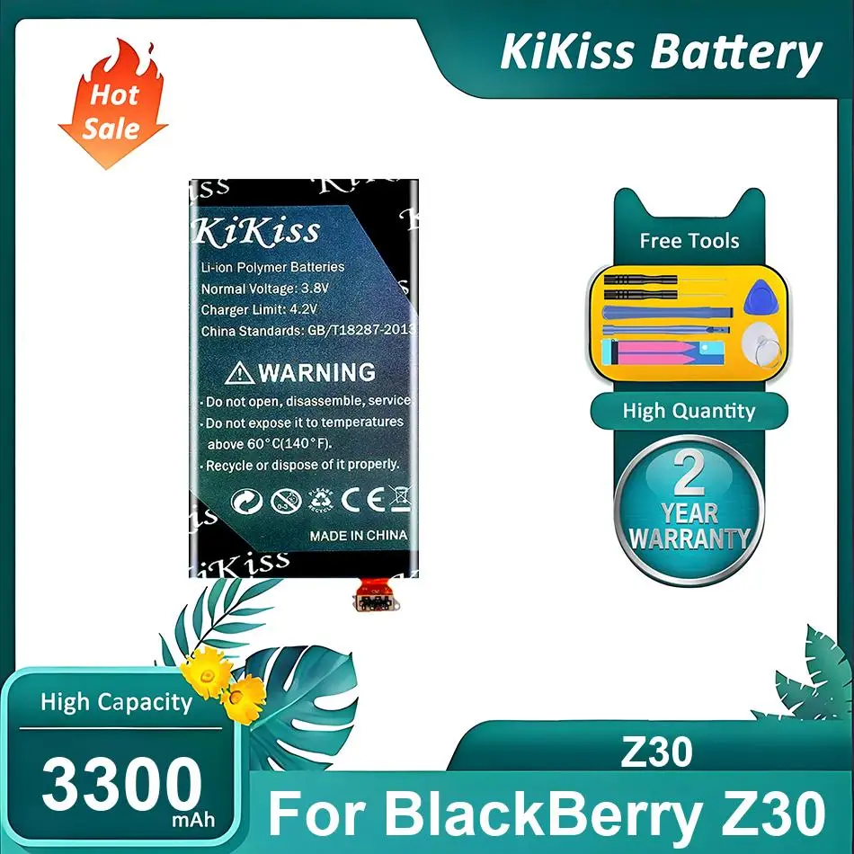 Batería KiKiss para BlackBerry Z30,Z30,3300mAh