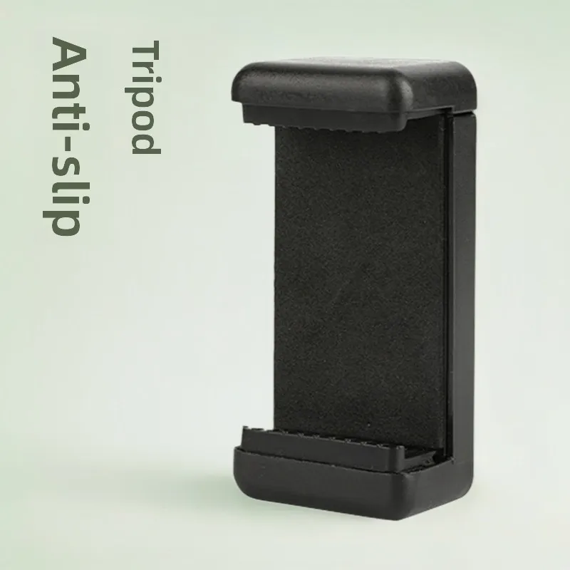 Mobile phone clip video live broadcast  photo horizontal and vertical selfie stick rotating tripod bracket clip head accessories