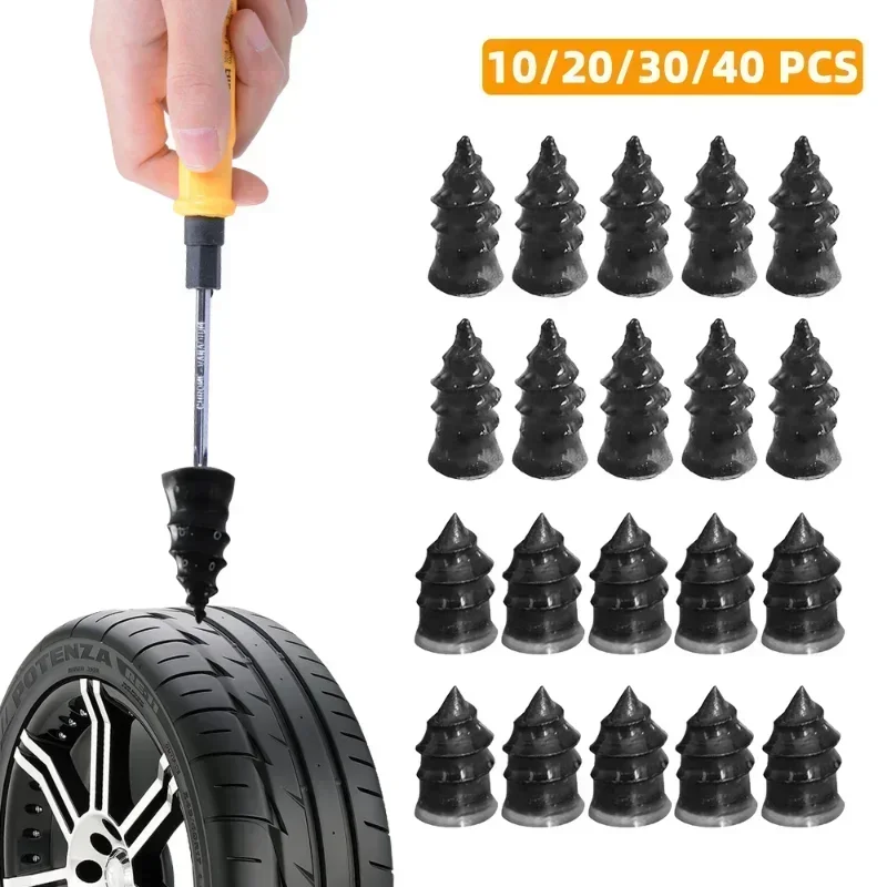 10-20-30PCS Vacuum Tire Special Rubber Nail for Repairing Car Tires, Motorcycles, Quick Emergency Tire Repair Nail