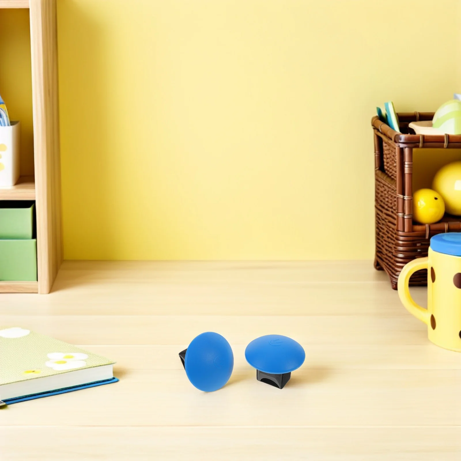 

2Pcs Finger Sand Shaker African Drum Percussion Instrument Accessories Early Learning Music Finger Hammer Egg Shakers Rhythm