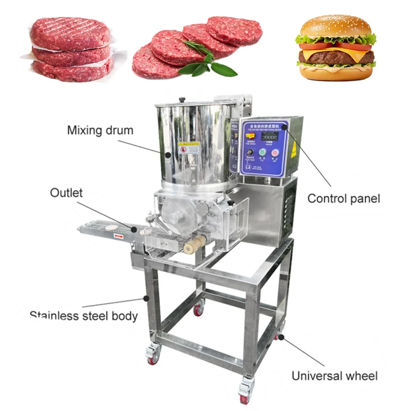 Commercial Hamburger Patty Molding Machine Samosa Chicken Nugget Potato Meat Pie Burger Beef Patty Making Machine