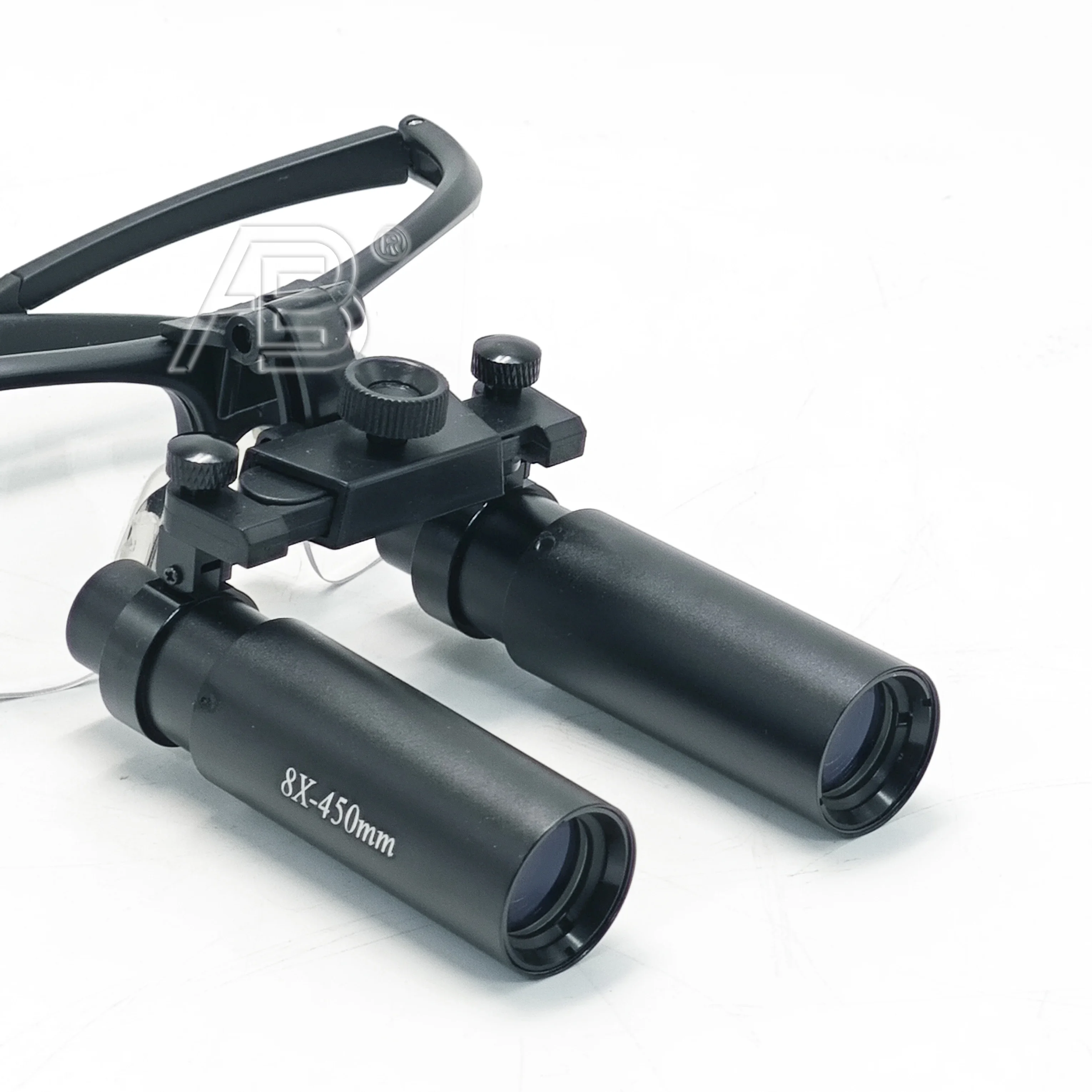 عدسة تكبير عالية 8x جديدة مع مصباح أمامي سلكي LED على شكل نظارات مكبر لجراحة الجراحة جهاز جماليات بيطرية #6