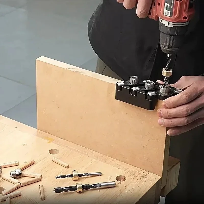 تركيبات نقل القوة المصممة ذاتيًا 6/8/10 مم قضيب سحب خشبي للحفر والربط محدد موقع ثقب نقل القوة