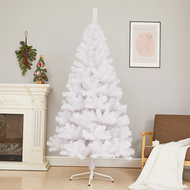 Árbol de Navidad blanco insfeng árbol de decoración de Navidad doméstico DIY Red Red sense árbol de Navidad blanco de alta gama