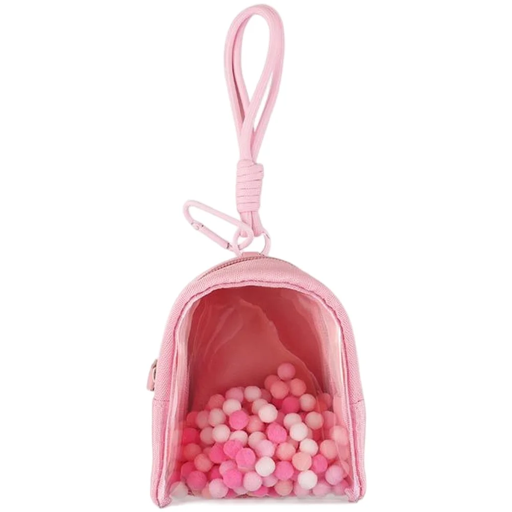 Para tamagotchi paraíso display transparente saco de armazenamento à prova dwaterproof água manga protetora com cordão digital pet game console