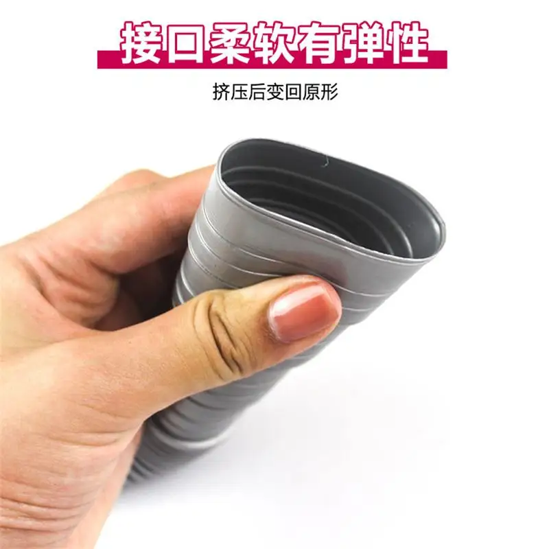 خرطوم الصرف الصحي متعدد العيار، حوض المطبخ، إزالة الروائح الكريهة، تجهيزات عالمية، مقاومة لدرجات الحرارة العالية #6