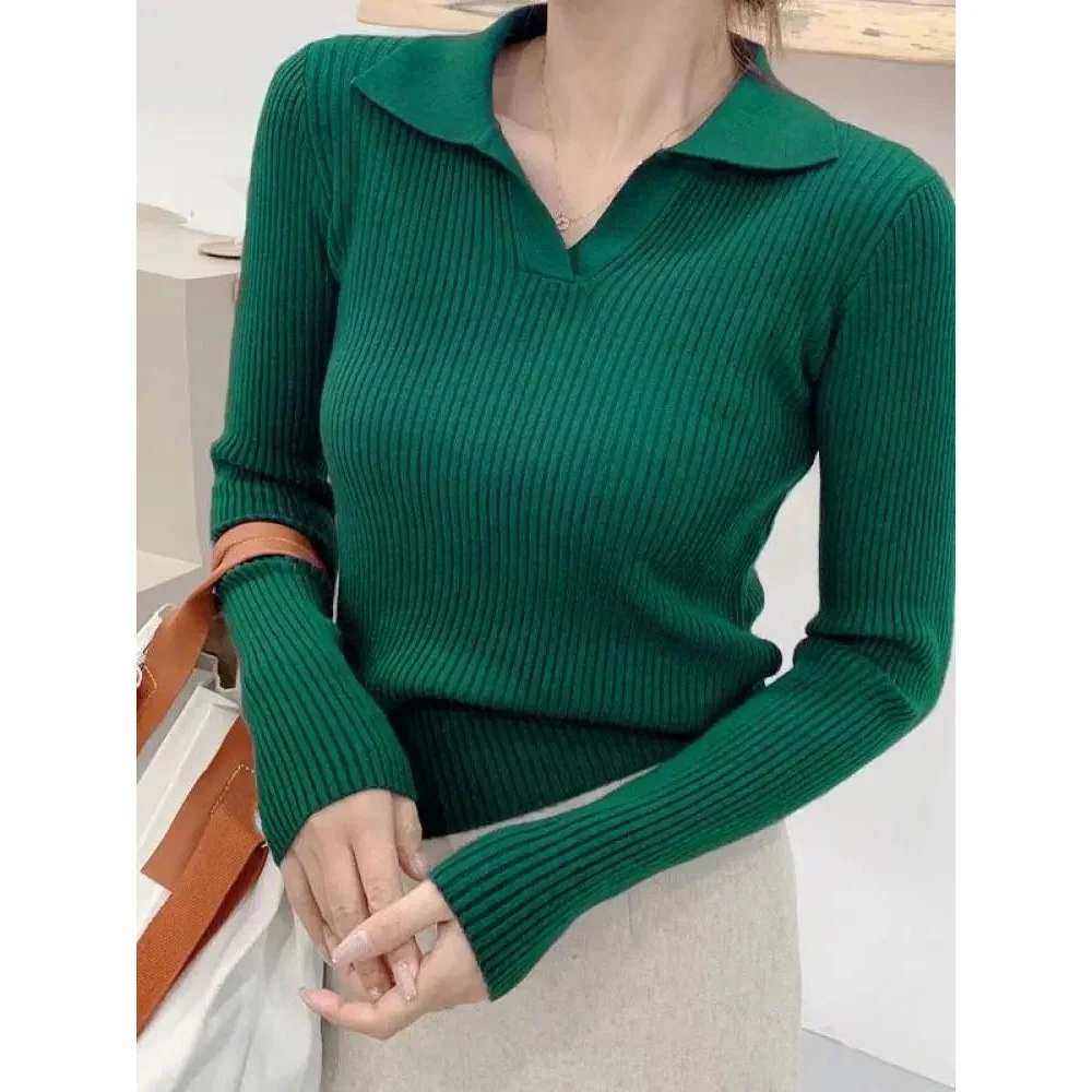 

2025 Women's Autumn Winter Pullover Base All Match Sweater Other Material 00% Spring Premium Women's Faion