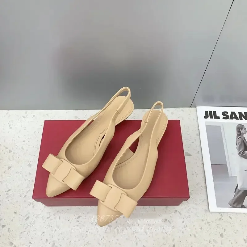 صنادل نسائية جديدة لربيع وصيف 2021 من FANGXITING صنادل نسائية بكعب منخفض وفيونكة ذات فم ضحل صنادل بسيطة